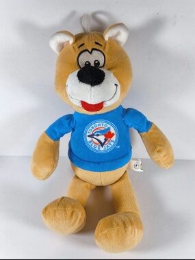 Toronto Blue Jays Plush Bear MLB Stuffed Animal Good Stuff 2015 Blue Shirt Hangi